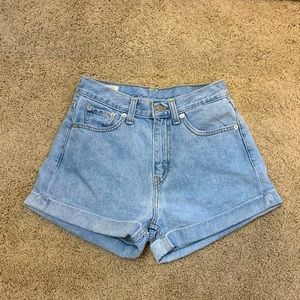 Levi’s Premium High Rise Mom Shorts